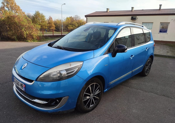 Renault Grand Scenic cena 16999 przebieg: 190000, rok produkcji 2013 z Konin małe 67